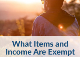 What Items and Income Are Exempt from Bankruptcy?
