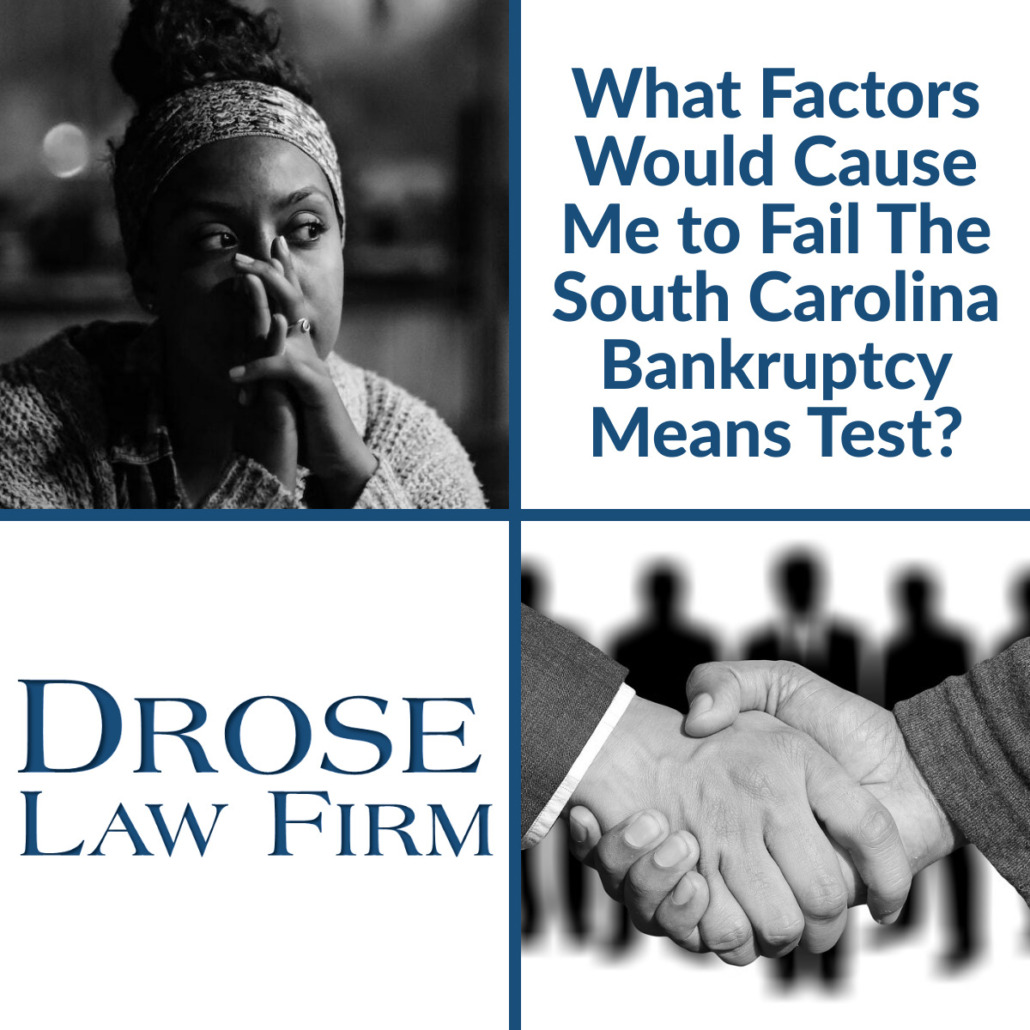 Fail The South Carolina Bankruptcy Means Test